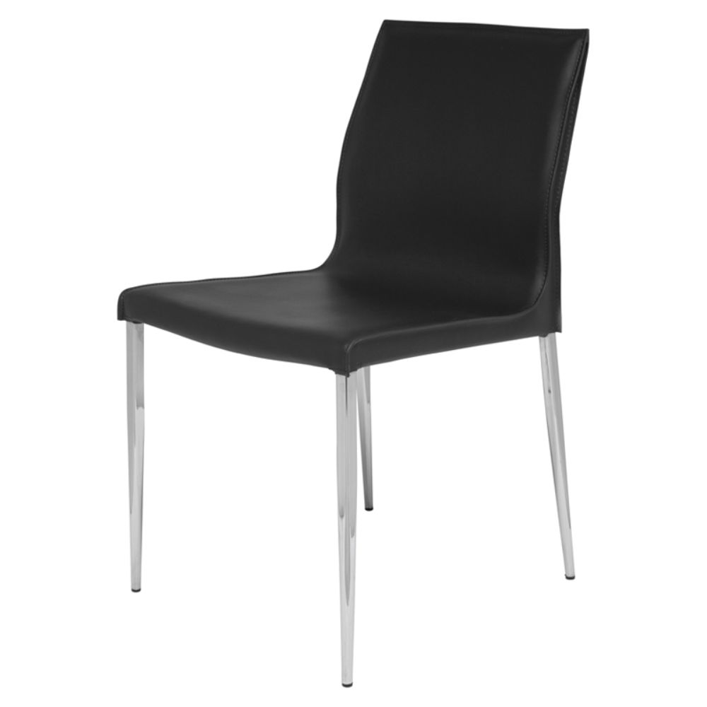 Nuevo HGAR393 COLTER DINING CHAIR in BLACK